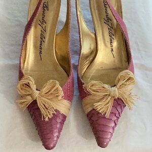 Beverly Feldman Sling Back Pumps